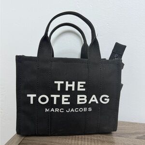 Marc Jacobs Black Canvas Tote Bag
